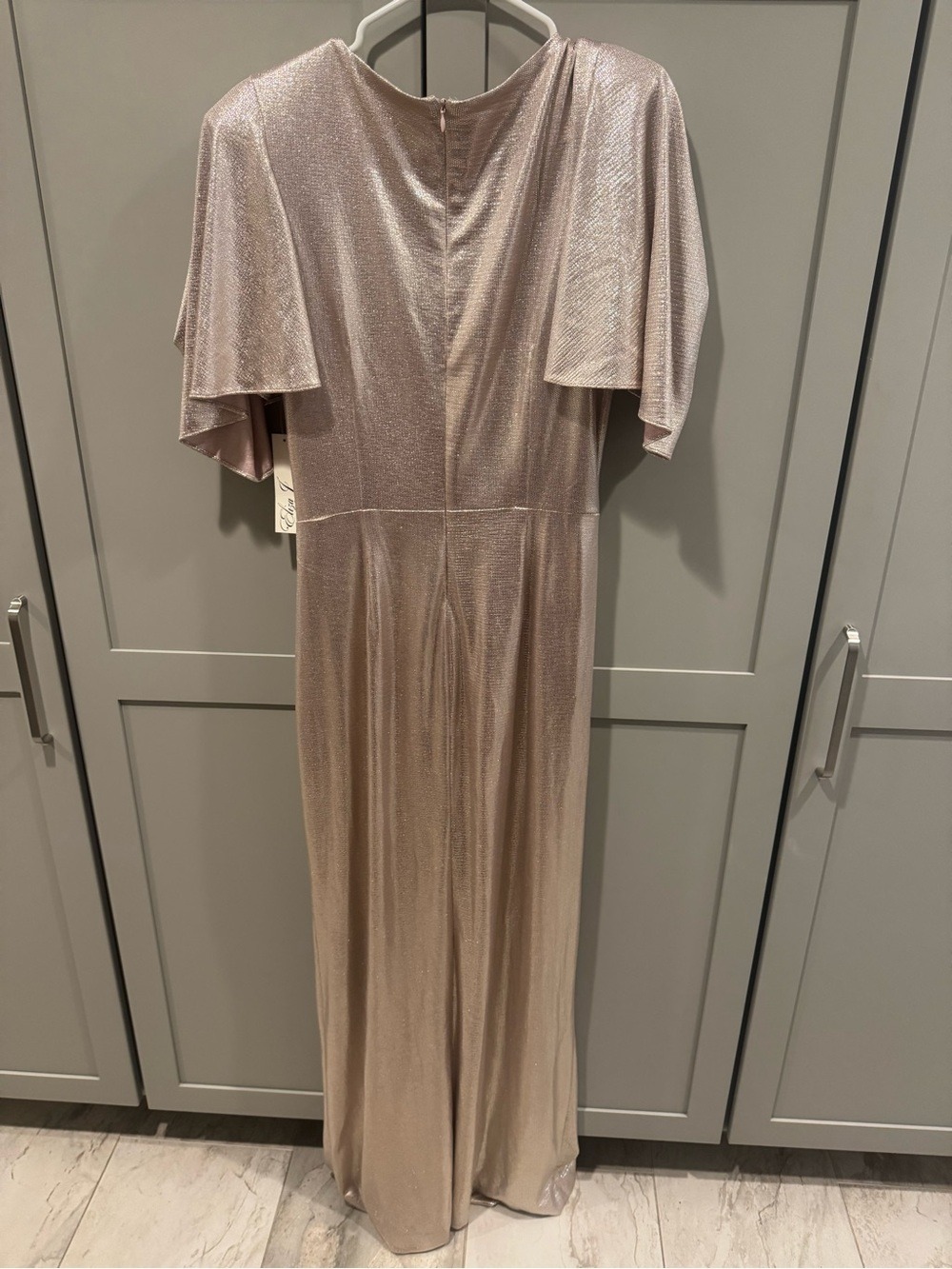Shimmering Gold Evening Gown - Picture 8 of 10